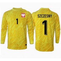 Pánský Fotbalový dres Polsko Wojciech Szczesny #1 Brankářské ME 2024 Domácí Dlouhý Rukáv